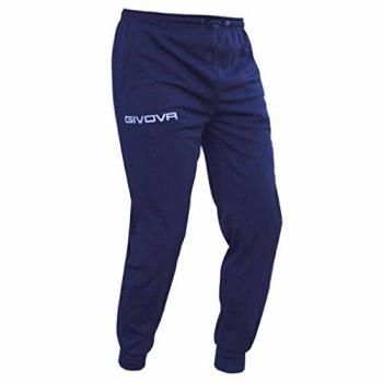 Pantalones Jogger de Vellón Givova One Azul Talla S Unisex