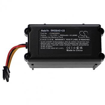 Batería de 3000 mAh para Cecotec Conga 1490, 1590, 1390, 1290 (14,4 V, Li-Ion)