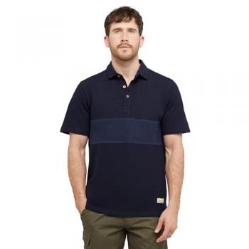 One Earth Men's Combe Panel Polo Shirt