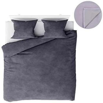 Pack Sommeil VidaXL : Couette + Parure d'Oreiller + Drap Molleton 200x220/60x70