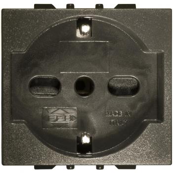 Power Universal Connector 2P+T 16A – Nero