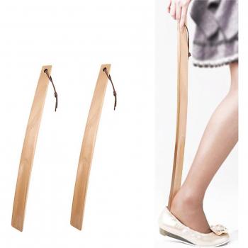 Wooden Shoe Helper Spoon for Comfortable Use
