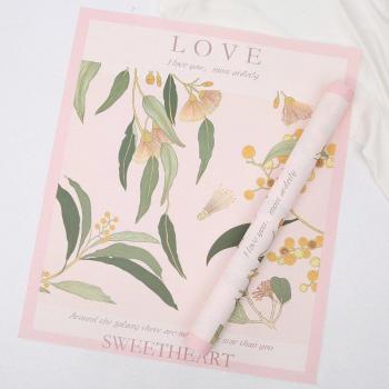 Papier d'emballage floral, série jardin, 20 pièces, pour la Saint-Valentin