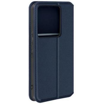Funda con tarjetero y soporte de vídeo de color azul marino para Redmi Note 13 Pro 5G