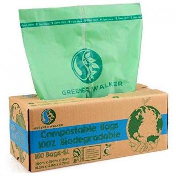 EarthGuard 30L Food Waste Caddy Liners – 100% Compostable