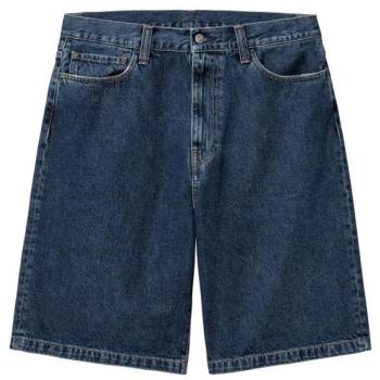 Carhartt WIP Landon Short – 100% Cotton, Heavy Stone Wash, Blue – W28