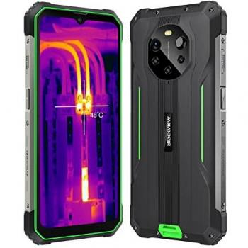 Smartphone Blackview BL8800 Pro FHD+ – Méga‑téléphone 700 – 6,58 – 8 Go RAM – 128 Go ROM – Android 11 – Vert Noir