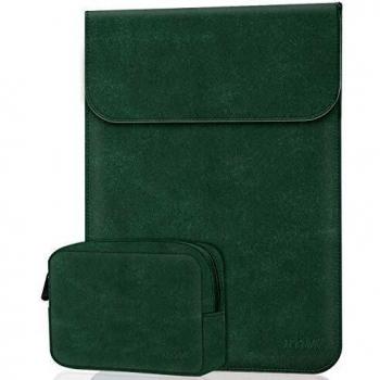 Grüne Schutzhülle für MacBook Air/Pro 13” mit Zubehörfach – TECOOL