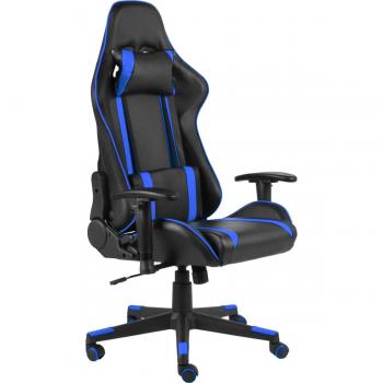 Draaistoel voor Gamers Blauw PVC