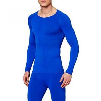 Maillot de corps thermique pour homme, manches longues, Falke Warm, XXL, cobalt 6712