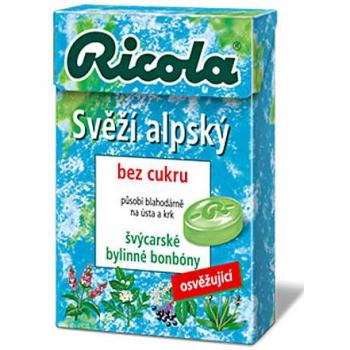 Ricola Svěží Alpský Bez Cukru 40g