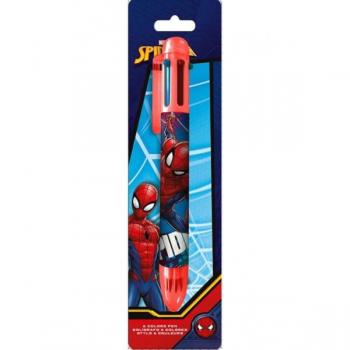 Spiderman 6 kleuren balpen