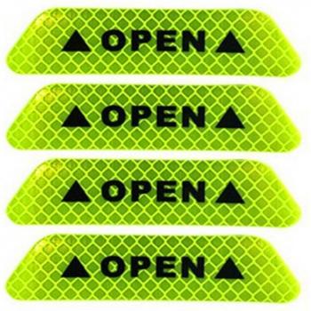 4Pcs Reflective Safety Stickers for Vehicles