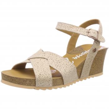 PANAMA JACK Damen Vika Roses Peeptoe Sandalen, Pink (Salmon), 41 EU