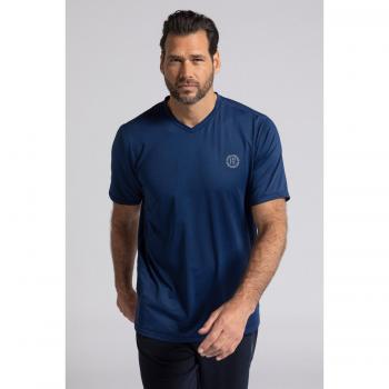Men's Plus Size Sport Shirt, Blue, Size L, Polyester/Spandex, JP1880