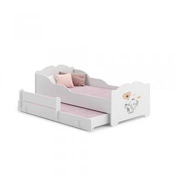 Cama Doble Infantil Anna Elefante 160x80