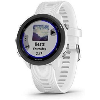 Forerunner 245 GPS Watch with Advanced Training Features and Music, Black/White