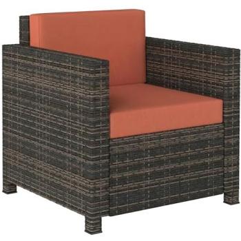 Sunburst Rattan Recliner