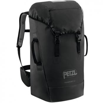 Petzl TRANSPORT 60 černý batoh s vodotěsnou úpravou
