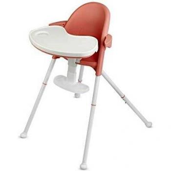 Chaise Haute PINI évolutive 2EN1 Chaise Enfant Siège Rose