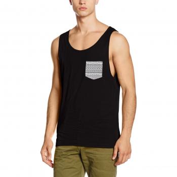 Urban Classics Herren Big Tank Contrast Pocket Jersey, Größe L, Mehrfarbig