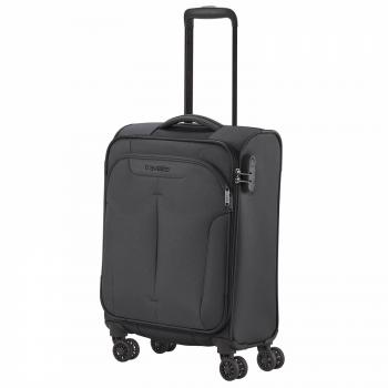 Travelite Croatia Soft‑Case Trolley S – 55 cm, anthrazitfarbig, 4 Rollen
