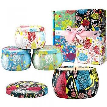 YMing Candele profumate Profumo di Stagno da Viaggio Portatile in Cera di Soia Naturale