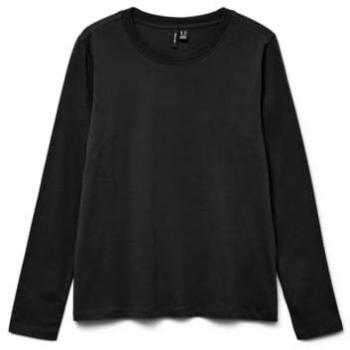 Tee Vero Moda Manches Longues Couche Détendue Noir S