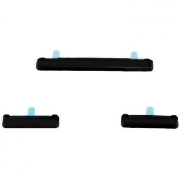 Composants de réparation Naievear 3 pièces pour Samsung Galaxy S8/S8+, boutons latéraux Noirs