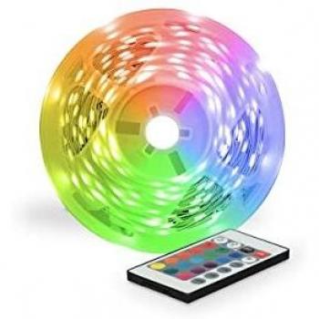 Ksix Pack de 2 Tiras Led RGB de 5m cada una