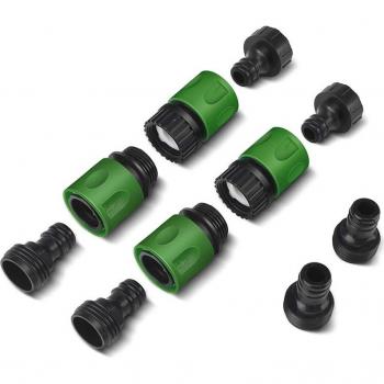 10 Pcs Garden Hose Quick Connectors Male & Female 3/4 Inch GHT