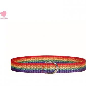 Vibrant Junior Canvas Belt – Dual-Style Buckle