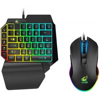 Equipo de Juego V1: Mouse 3200 DPI + Teclado USB Anti‑Ghosting