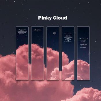 Matte Transparent PVC Cosmic Bookmarks