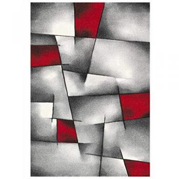 Tapis tissé carré 160x160 Rouge Ultima
