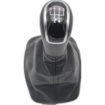 Skoda Fabia MK1 Leather Gear Shift Knob with Boot (1999-2007)