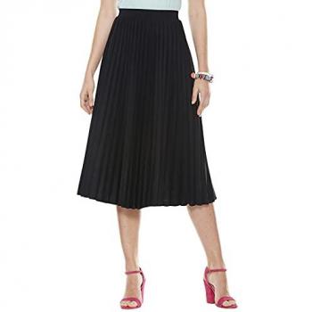Chums Women's Jersey Skirt with Sunray Pleats