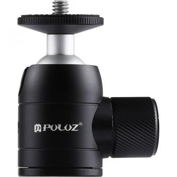 Ball Head Tripod Adapter with 1/4 Screw for Cameras and Phones