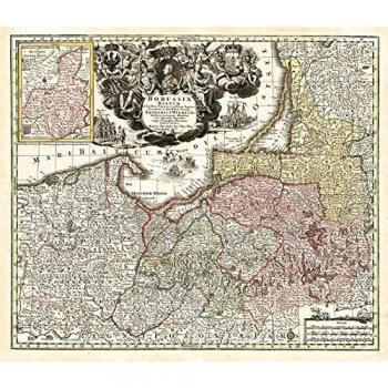 Historische Karte: Ostpreussen 1740