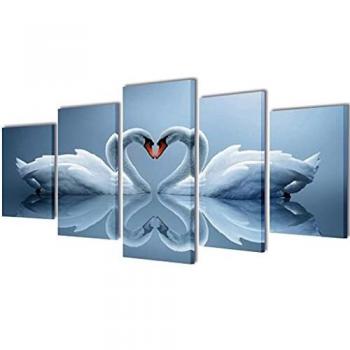 VidaXL Swan Wall Decor – 100 x 50 cm