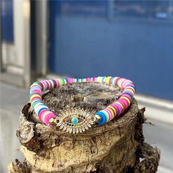 Bracelet Femme en Zircon et Argile