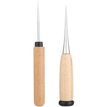 Dual-Style Awl Tool for Leather Craft