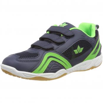 Lico Enjoy V Unisex Multisport Hallenschuhe, Marine/Lemon, 28 EU