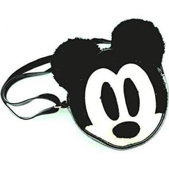 Bolso Bandolera Mickey Mouse Lentejuelas Negro