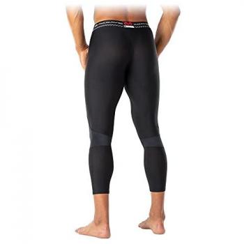 McDavid White Compression Leggings with Dual Knee Support L Male