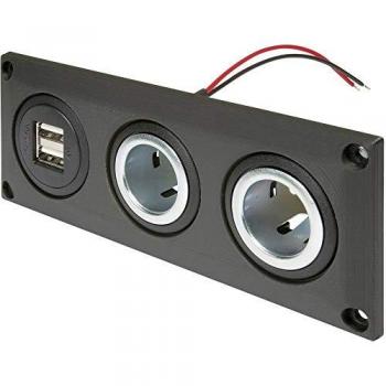 Dual‑USB ProCar Power Slot – 20 A max, 12 V / 24 V