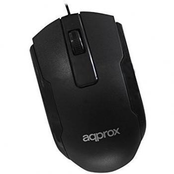 Ratón Approx APPOMOFFICEB óptico USB color negro
