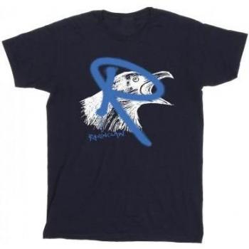 Harry Potter Mens Ravenclaw Pop Spray T-Shirt L navy blue