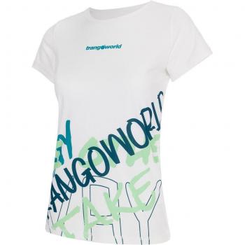 Trangoworld Maglietta a Maniche Corte Laurel Donna Taglia XS in Bianco e Blu