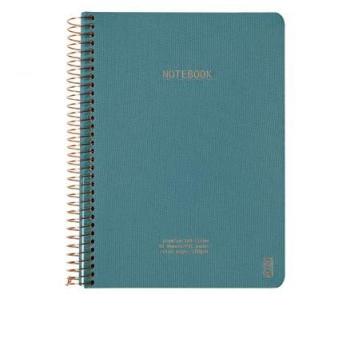 Kozo Premium A5 Steel Blå Bok